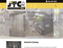 Tablet Screenshot of jtccoatings.com
